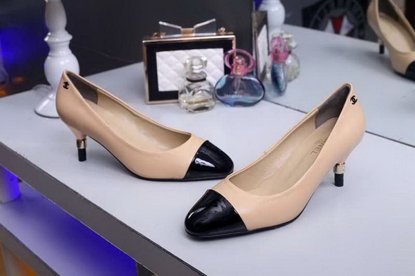 CHANEL Shallow mouth kitten heel Shoes Women--001